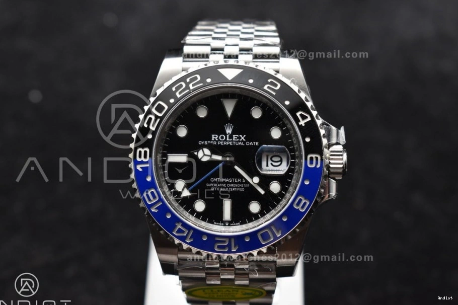 Blue Ceramic Clean DD3285 GMT-Master CHS Edition Black Bracelet II BLNR Jubilee on Best 126710 Factory 1112